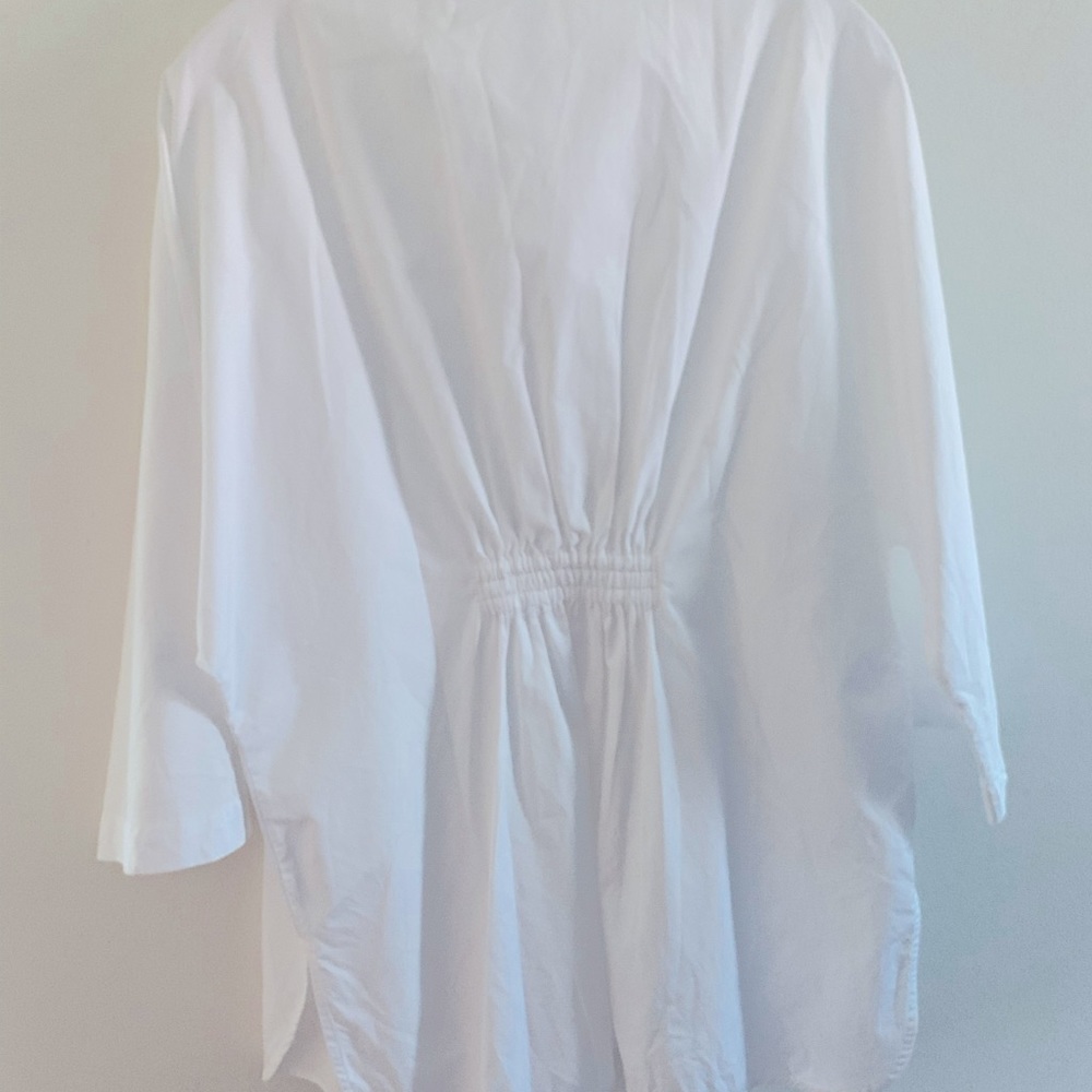 Max Mara White Over Sized Blouse